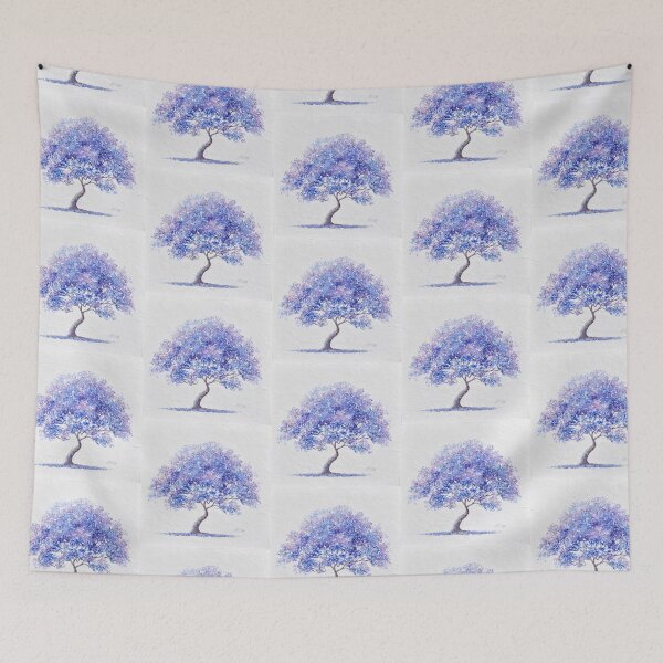 Item preview, The Purple Jacaranda Tree painting designed and sold by MatsonArtDesign.