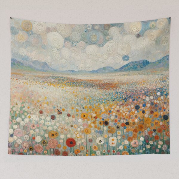 Item preview, Gustav Klimt Flower Garden designed and sold by maniacfitness.