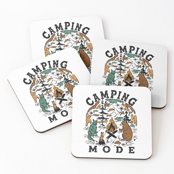 Item preview, Camp Company Funny Camping Mode Campfire Family Camping Trip Camping Crew Camp Company Beer Wolf Wood Rabbit Marshmallow designed and sold by InnaMGraphic.