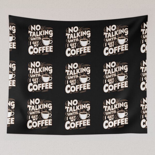 Item preview, Coffee lover quote designed and sold by ArtandSmile.