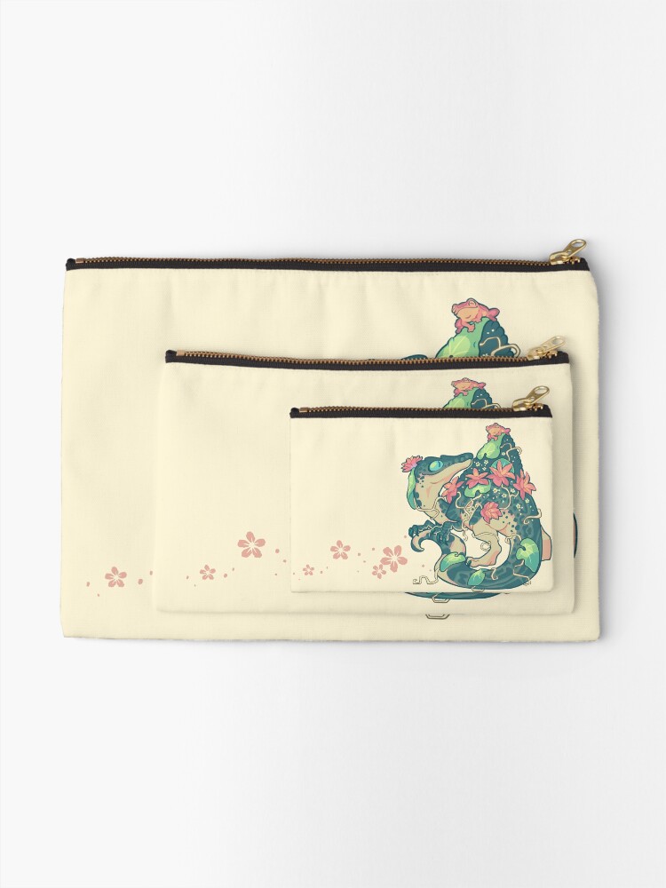 Alternate view of Aquatic buddies Zipper Pouch