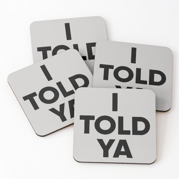Item preview, I TOLD YA - Challengers designed and sold by kripalsutariya.
