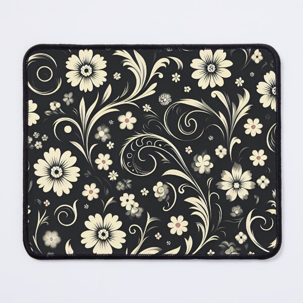 Item preview, Black and White Floral Pattern  designed and sold by GraphicsClub.
