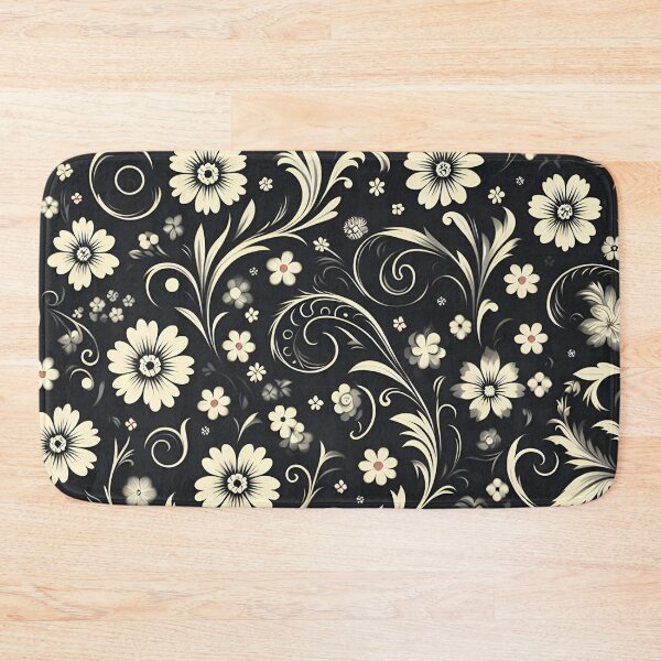 Item preview, Black and White Floral Pattern  designed and sold by GraphicsClub.