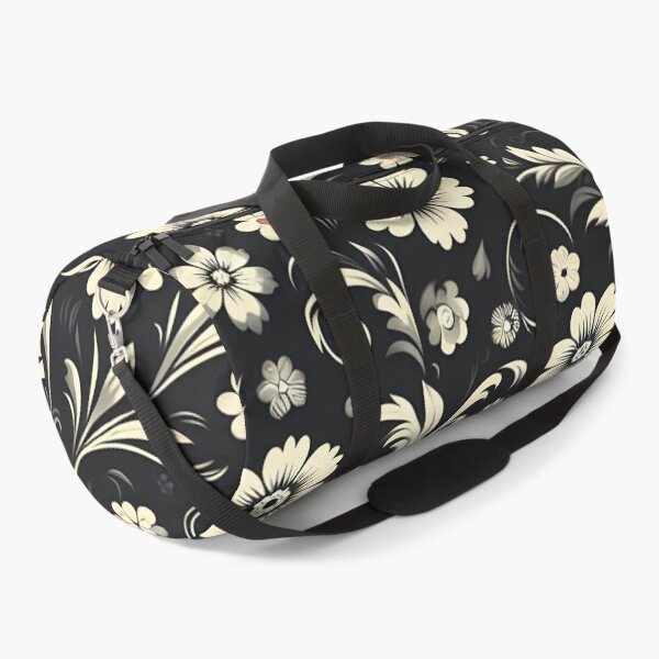 Item preview, Black and White Floral Pattern designed and sold by GraphicsClub.