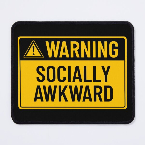 Item preview, Warning: Socially Awkward designed and sold by mr-k-store.
