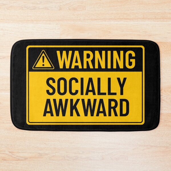 Item preview, Warning: Socially Awkward designed and sold by mr-k-store.