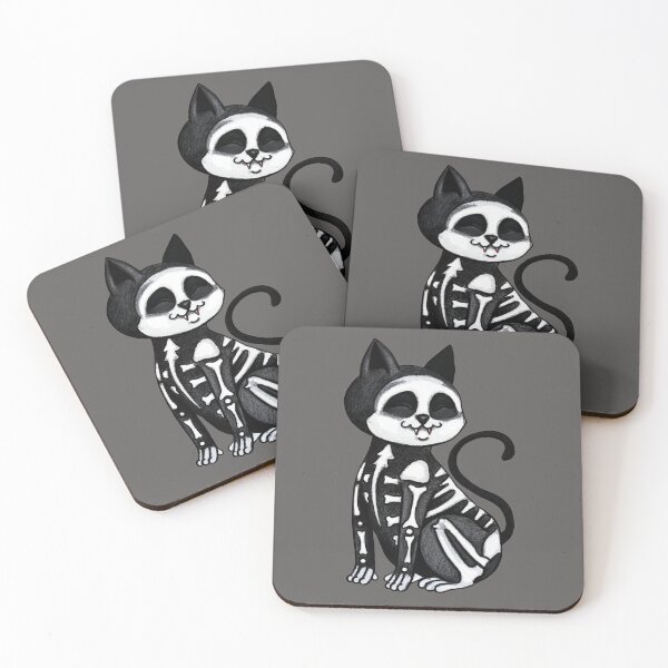 Item preview, Cat skull designed and sold by RalucaIov.
