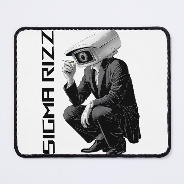 Item preview, sigma rizz camera man mewing skibidi  designed and sold by digilabs.