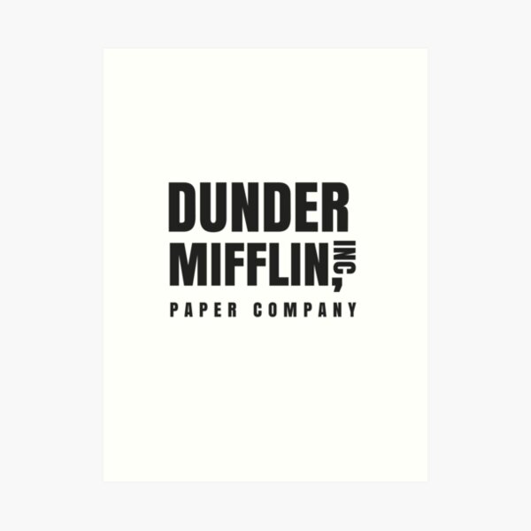 210105.15 The Office - Dunder Mifflin Logo