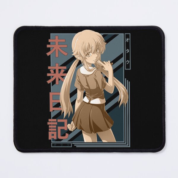 Item preview, Yuno Gasai Future Diary V2 Retro Blue Black Design designed and sold by Wafusaurus.