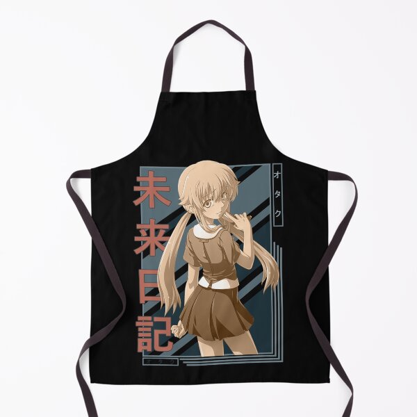 Item preview, Yuno Gasai Future Diary V2 Retro Blue Black Design  designed and sold by Wafusaurus.