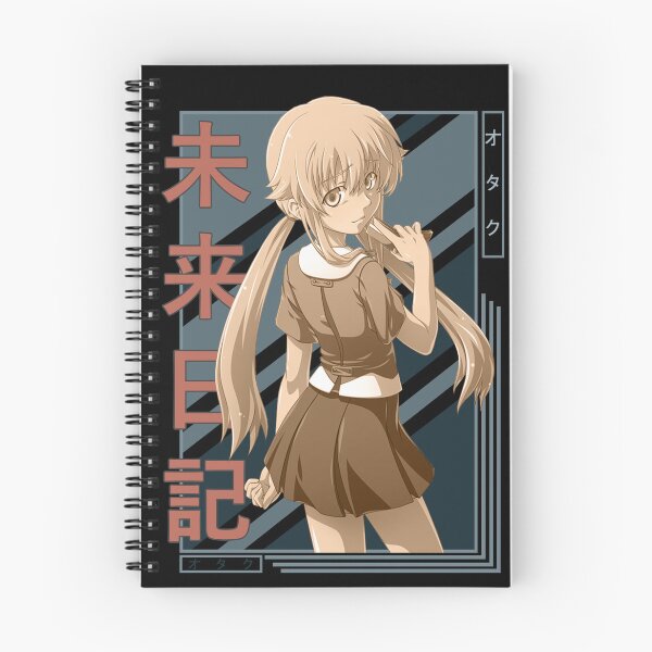Item preview, Yuno Gasai Future Diary V2 Retro Blue Black Design  designed and sold by Wafusaurus.
