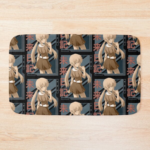 Item preview, Yuno Gasai Future Diary V2 Retro Blue Black Design  designed and sold by Wafusaurus.