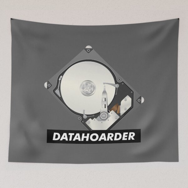 Item preview, Data hoarder designed and sold by BRU Design.