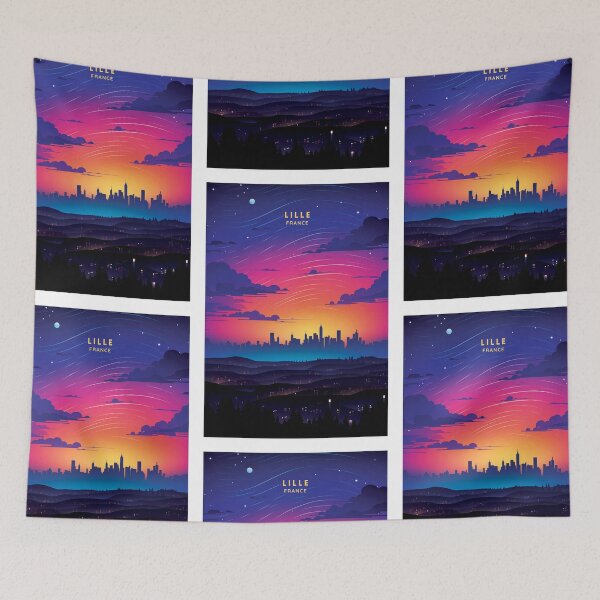 Item preview, Lille: French Flair in Artistic Splendor designed and sold by NeuralVibe.