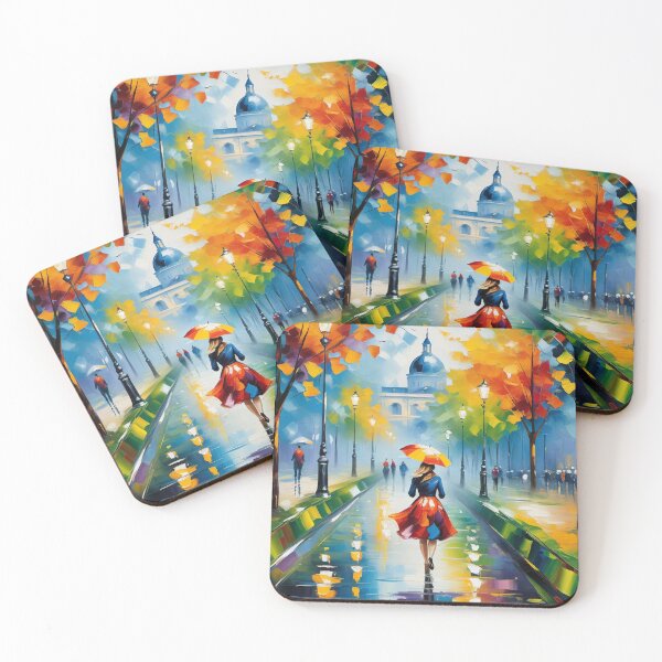 Item preview, She - walking in the rain designed and sold by Dream Catcher.