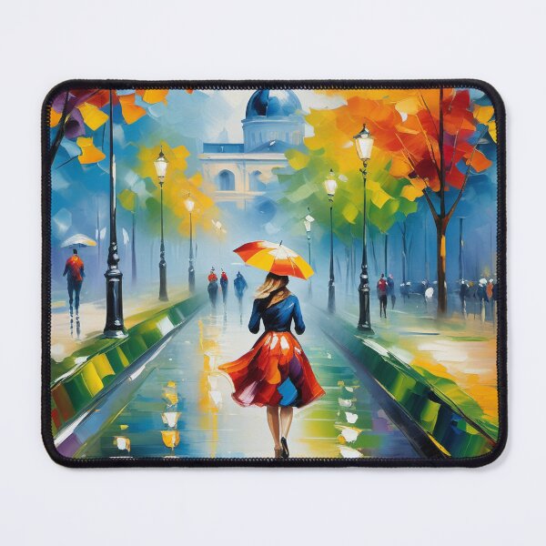 Item preview, She - walking in the rain designed and sold by Dream Catcher.