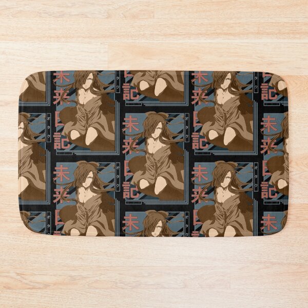 Item preview, Tsubaki Kasugano Future Diary Retro Blue Black Design  designed and sold by Wafusaurus.