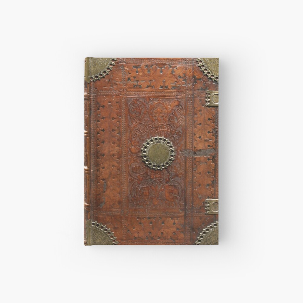 Ancient leather & brass book cover, Nuremberg 1477 Hardcover Journal