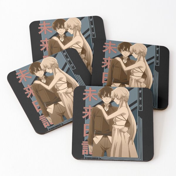 Item preview, Yukiteru Amano Future Diary Retro Blue Black Design  designed and sold by Wafusaurus.