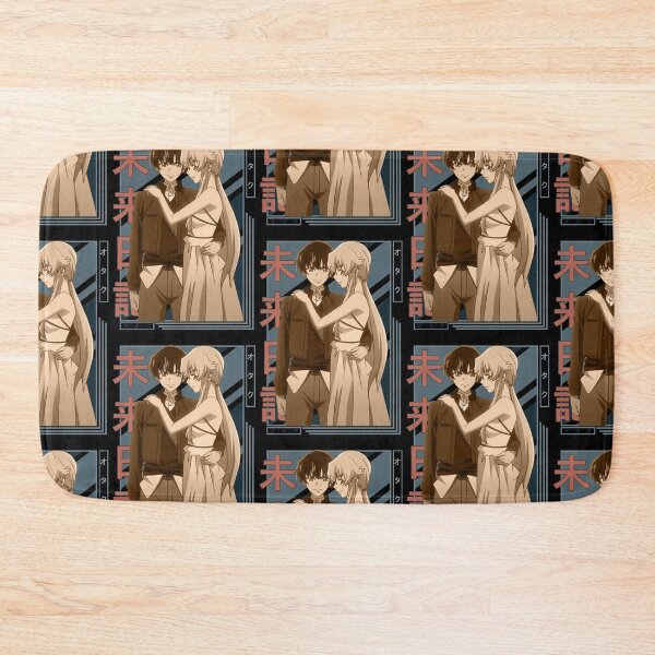 Item preview, Yukiteru Amano Future Diary Retro Blue Black Design  designed and sold by Wafusaurus.