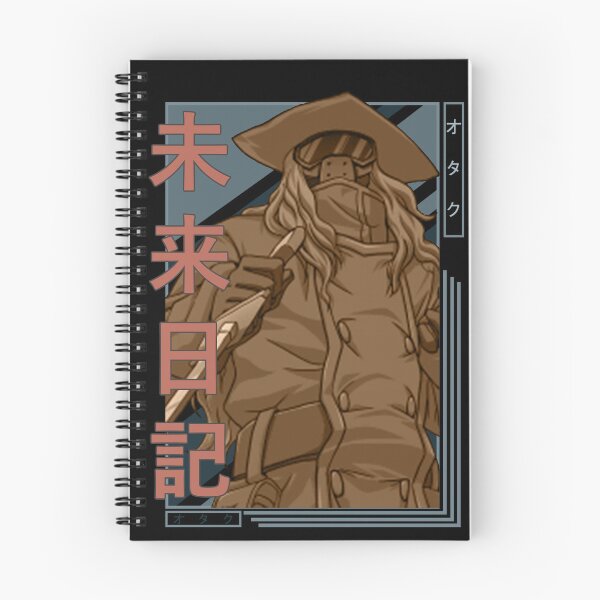Item preview, Takao Hiyama Future Diary Retro Blue Black Design  designed and sold by Wafusaurus.