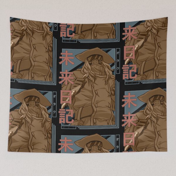Item preview, Takao Hiyama Future Diary Retro Blue Black Design  designed and sold by Wafusaurus.
