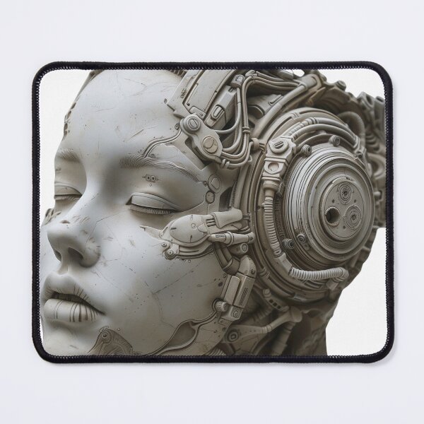 Item preview, Cyborg Woman with Mechanical Details designed and sold by palmyst.