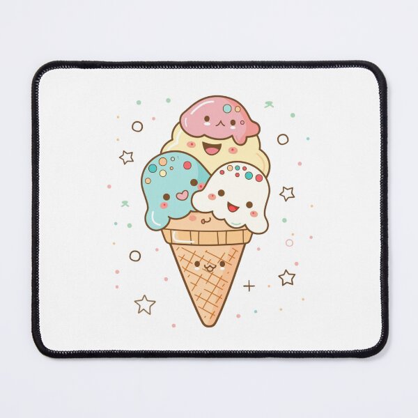 Item preview, Cute Ice Cream Sticker designed and sold by NicolasGlowArt.