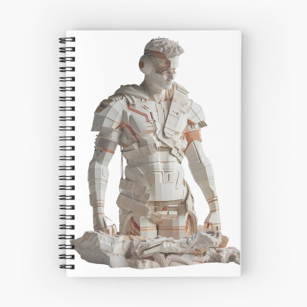Item preview, Sculptured Man in Modernist White designed and sold by palmyst.