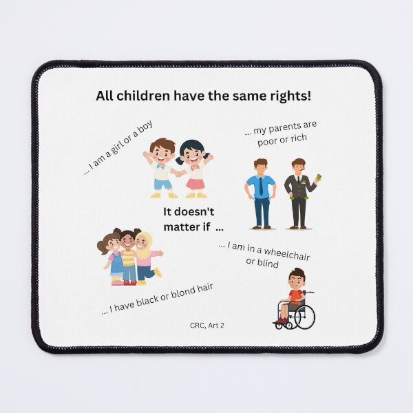 Item preview, All children have the same rights! designed and sold by Utopia-dreams.
