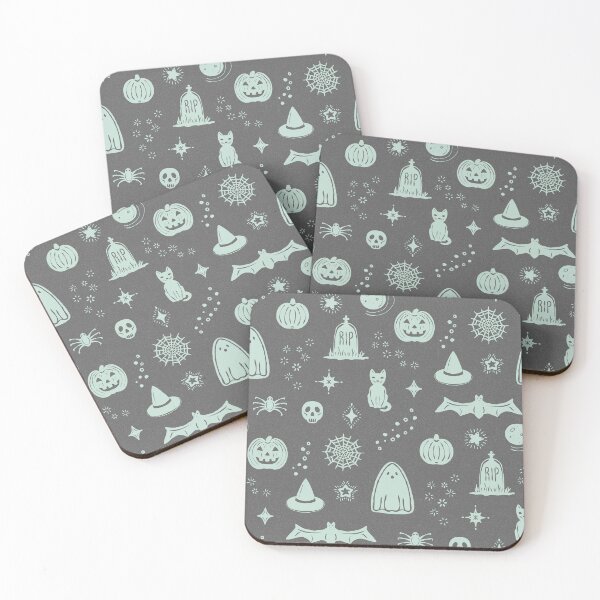 Item preview, Spookie Things - Slate + Mint designed and sold by Irene Estelle.