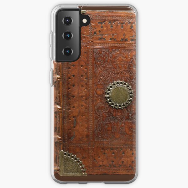 Ancient leather & brass book cover, Nuremberg 1477 Samsung Galaxy Soft Case