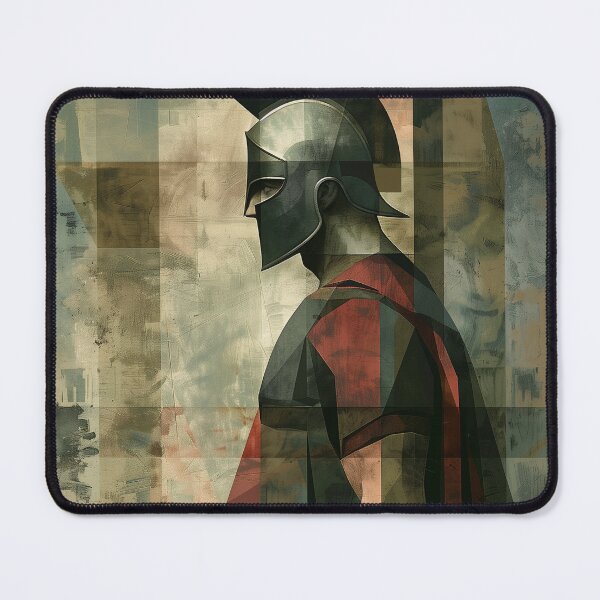 Item preview, Spartan Warrior in Patchwork of Abstract Forms designed and sold by palmyst.