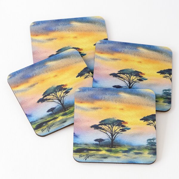 Item preview, Watercolor Dreams of Africa designed and sold by Yzakreativ.