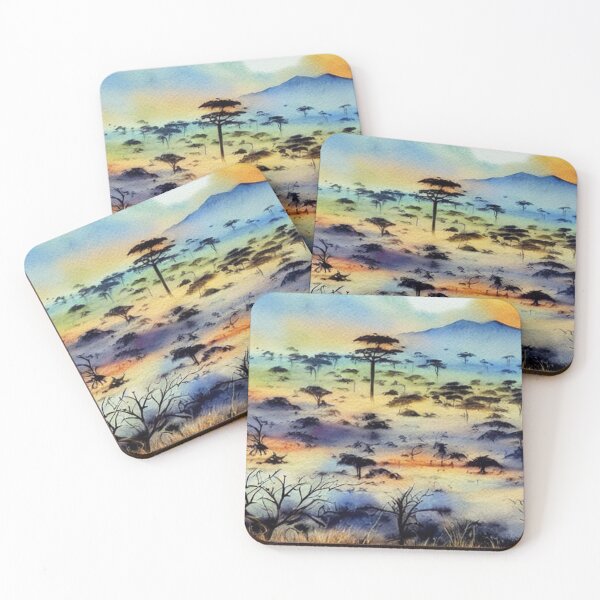 Item preview, Watercolor journey to Africa designed and sold by Yzakreativ.