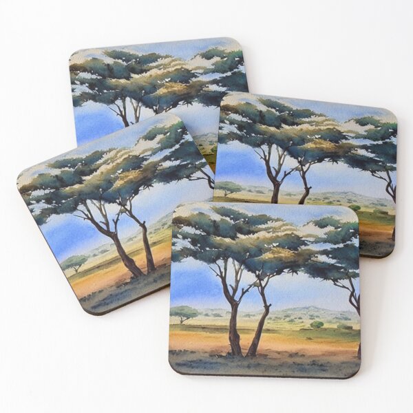 Item preview, African Savanna in Watercolor designed and sold by Yzakreativ.