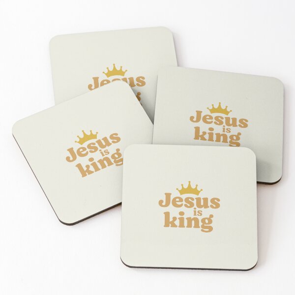 Item preview, Jesus is King | Christian Quotes | Christian Collection designed and sold by Blessed Be Your Name.