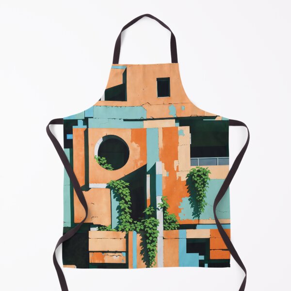 Item preview, Contemporary abstract architecture painting #0035 designed and sold by larabu.