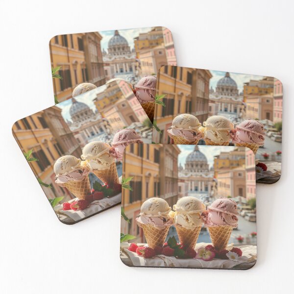 Item preview, Gelato Trio Overlooking Vatican View designed and sold by palmyst.