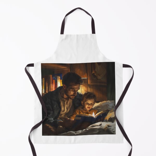 Item preview, Father and Son Bonding Over a Book designed and sold by palmyst.
