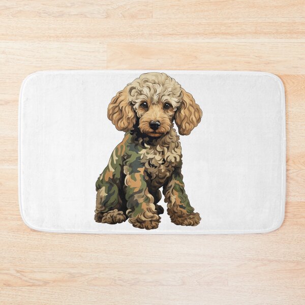 Item preview, Camo Poodle designed and sold by PrintPulseInk.