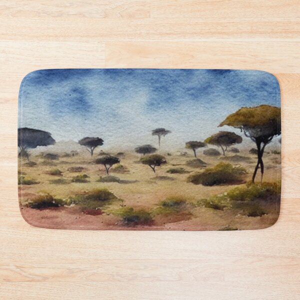 Item preview, African Grasslands in Watercolor designed and sold by Yzakreativ.