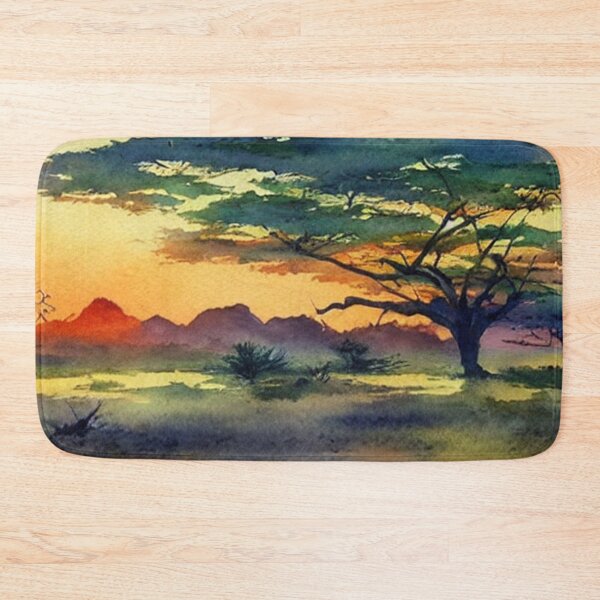 Item preview, The beauty of Africa in watercolor designed and sold by Yzakreativ.