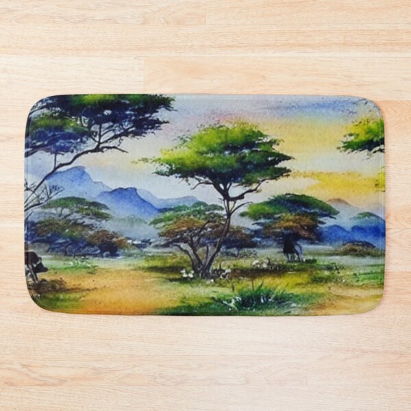 Item preview, African Sunset in Watercolor designed and sold by Yzakreativ.