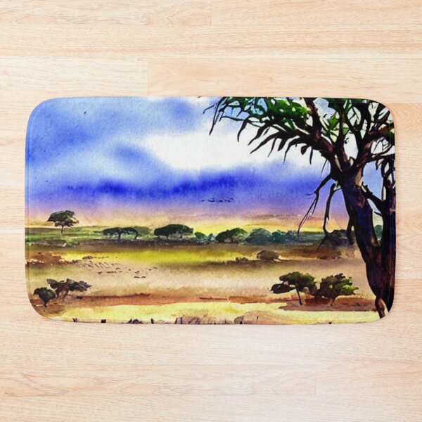 Item preview, African Horizon in Watercolor designed and sold by Yzakreativ.