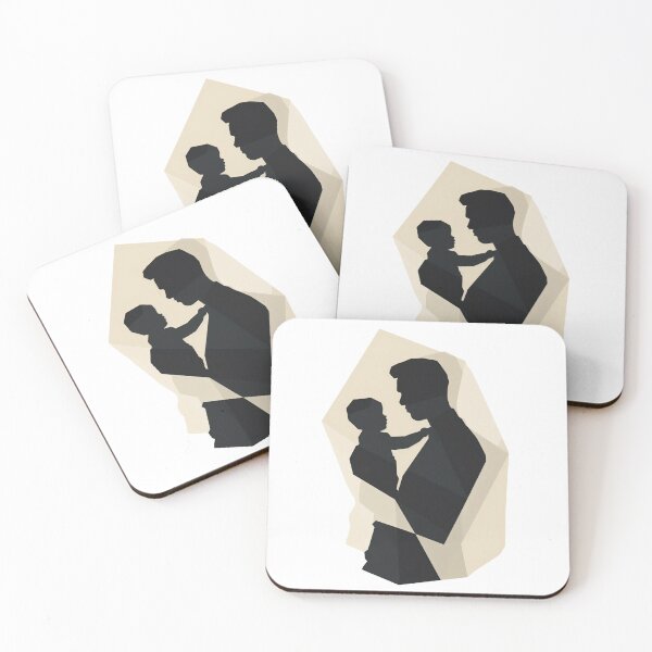 Item preview, Abstract Minimalist Father and Child designed and sold by palmyst.