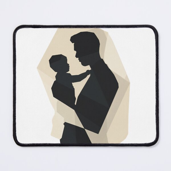 Item preview, Abstract Minimalist Father and Child designed and sold by palmyst.