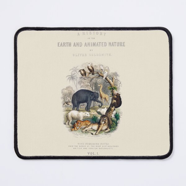 Item preview, Wild Animals Naturalist Illustration (1820) by Oliver Goldsmith designed and sold by Antiquated Art.